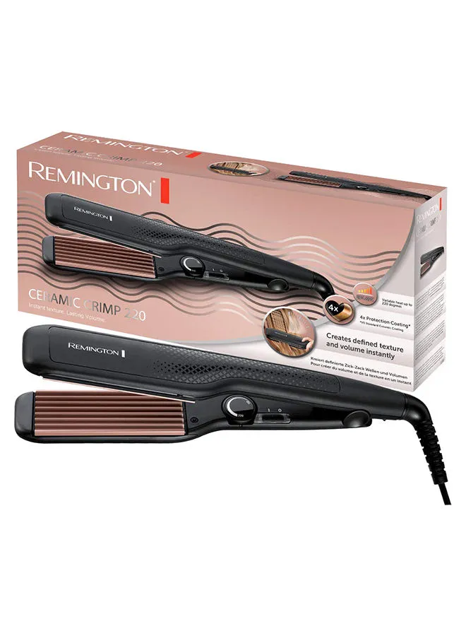 REMINGTON Ceramic Crimp 220 for Hair Black