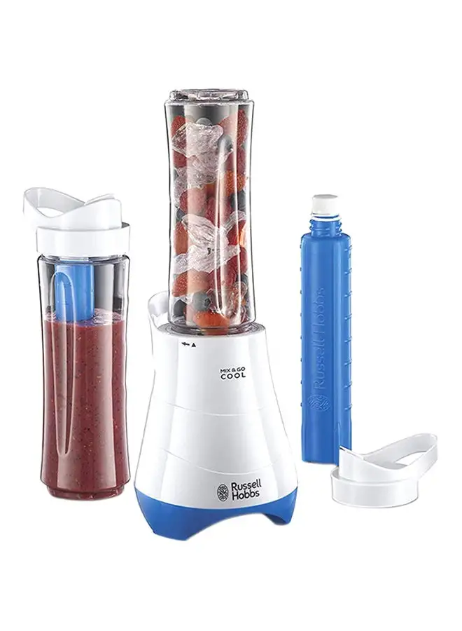 Russell Hobbs Mix And Go Cool Smoothie Maker 0.6 L 300.0 W 21351 Blue/White/Clear