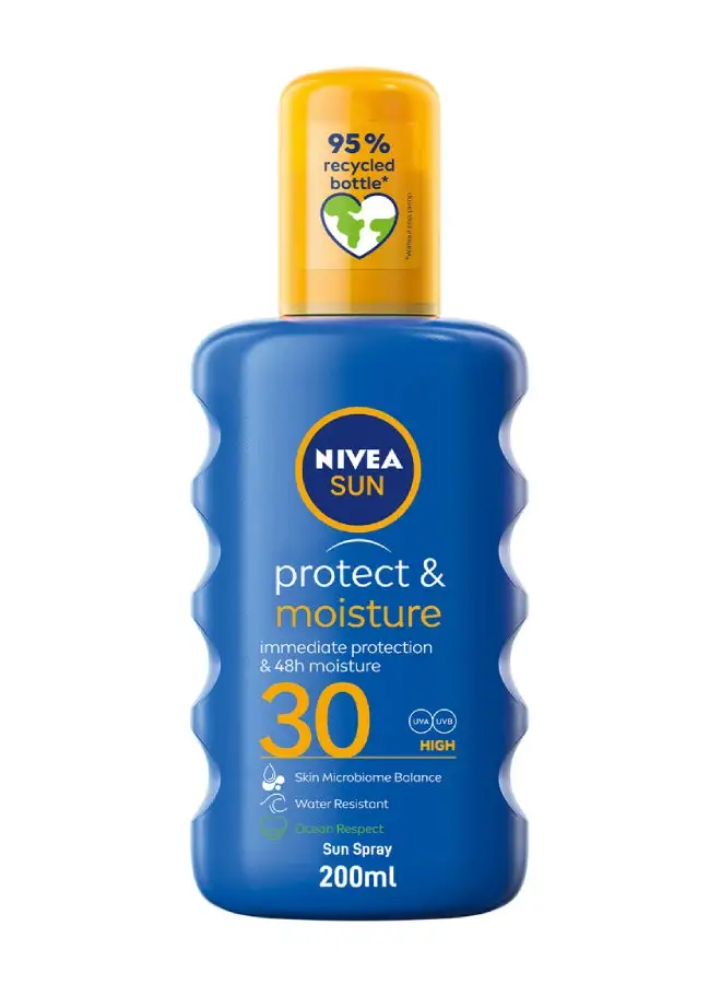 Nivea UVA And UVB Protection Moisture Sun Spray SPF 30 200ml