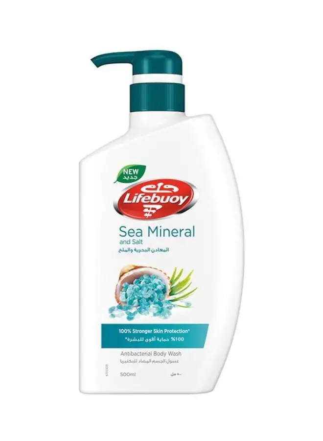 Lifebuoy Sea Mineral And Salt Anti Bacterial Body Wash Sea Minerals 500ml