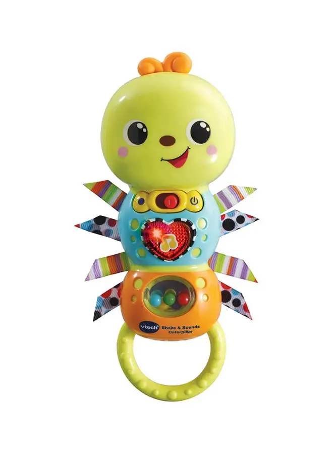 vtech Shake & Sounds Caterpillar for 3-18 Months - VT80-527803 19.1x17.5x5.8cm