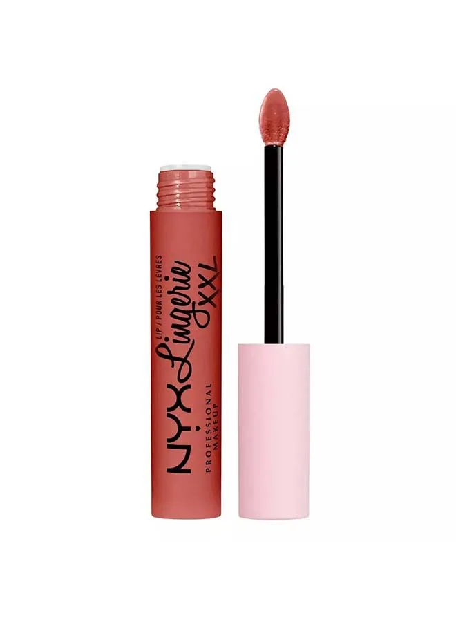 NYX PROFESSIONAL MAKEUP Lip Lingerie XXL Matte Liquid Lipstick Peach Flirt 06