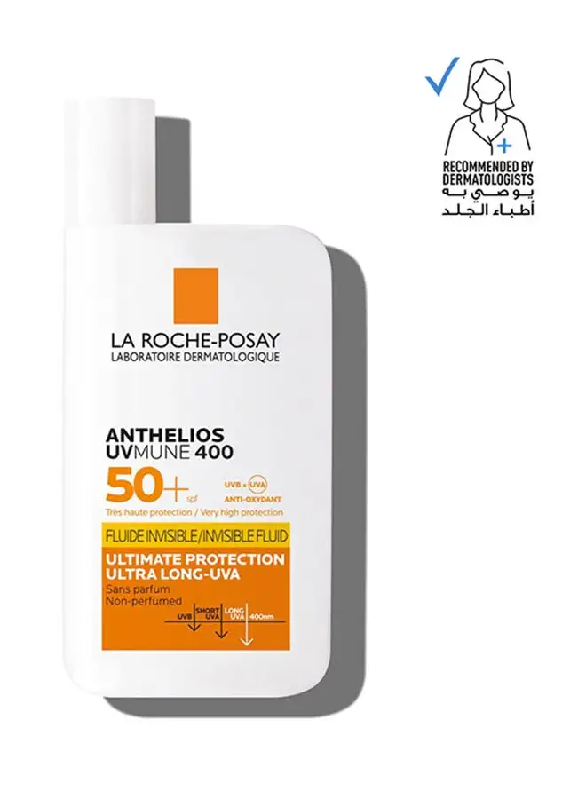 لاروش بوزيه أنثيليوس يو فيمون 400 واقي شمسي غير مرئي SPF50 + 50 مل