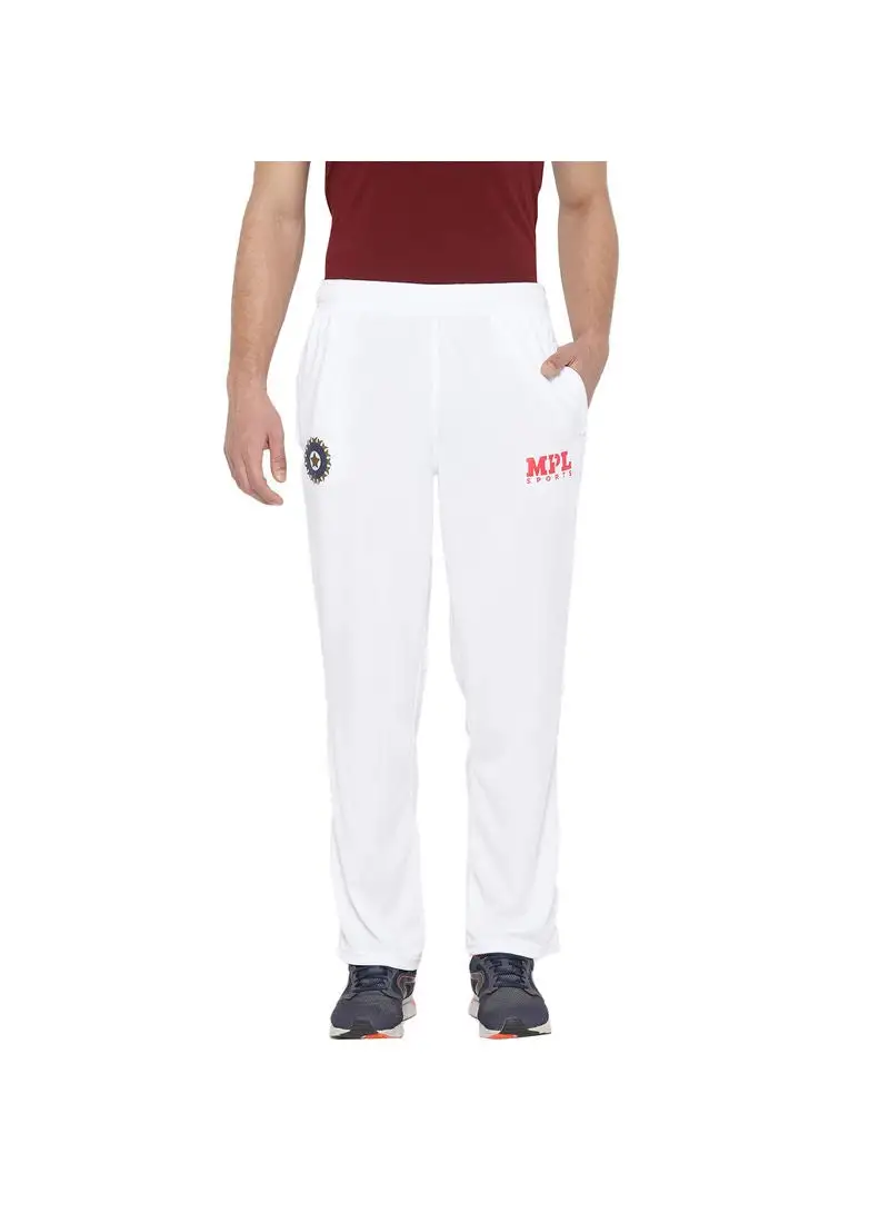 MPL Sports Official Team India Fan Test Pants White