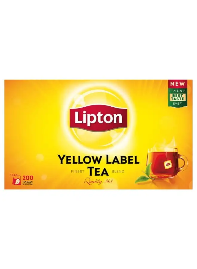 Lipton Yellow Label Rich Natural Taste 200 Teabags 2grams