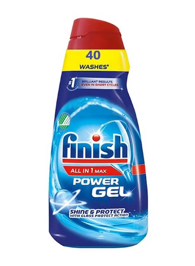 Finish Regular All In One Max Dishwasher Concentrated Gel 1Liters