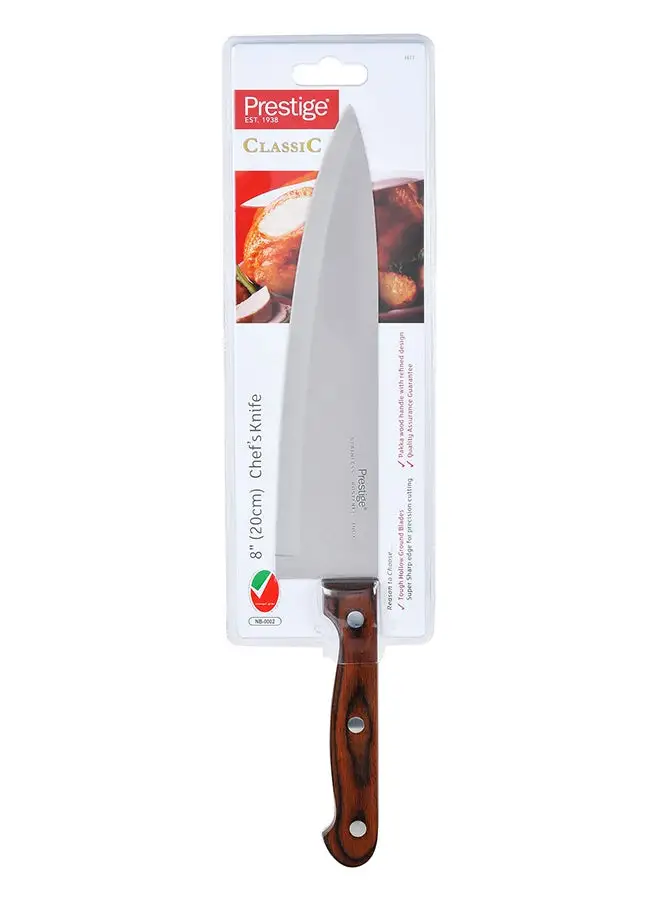 Prestige Chef Knife Silver/Brown 20cm