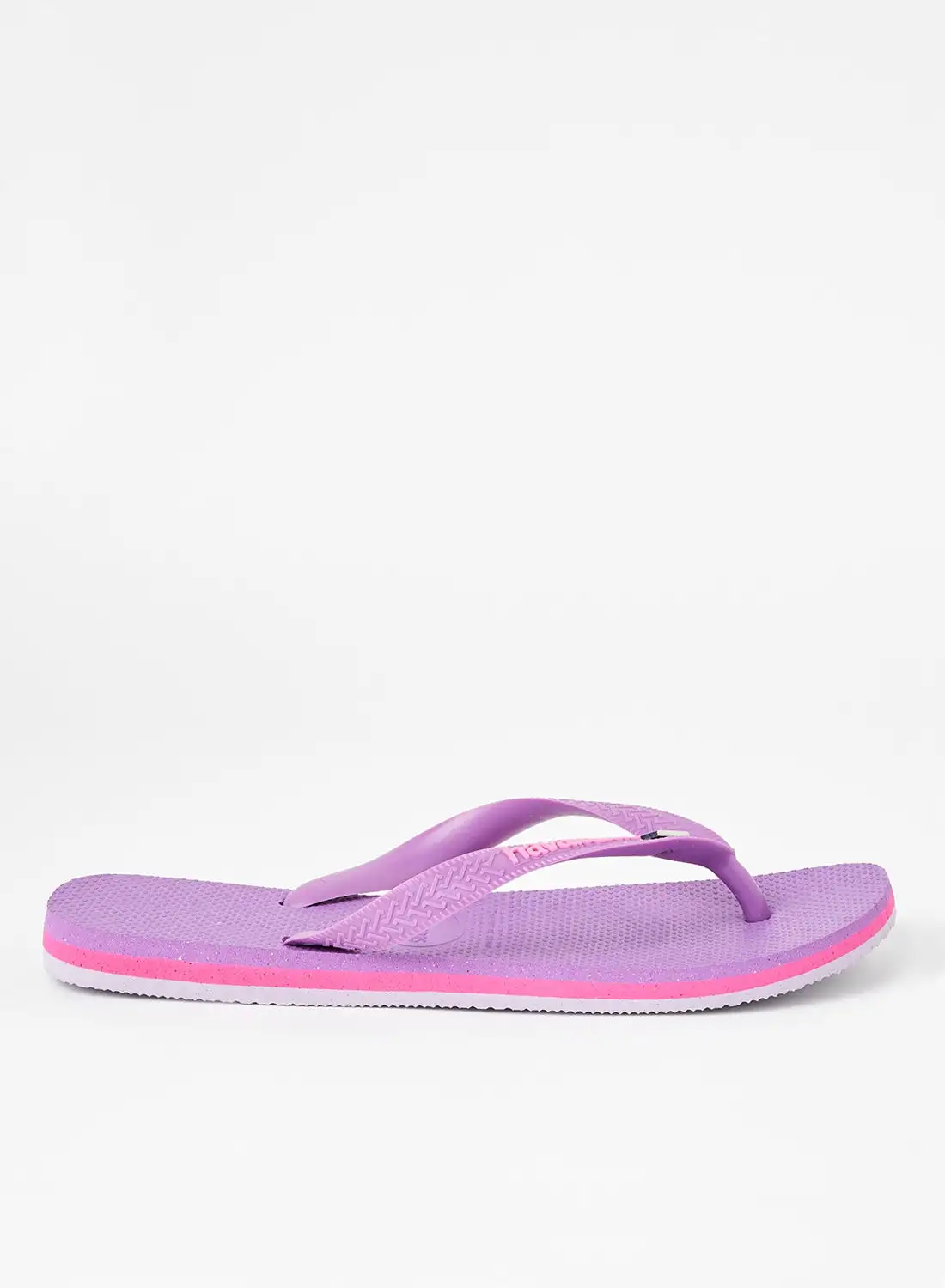 havaianas Brazil Layered Sole Flip-Flops Purple