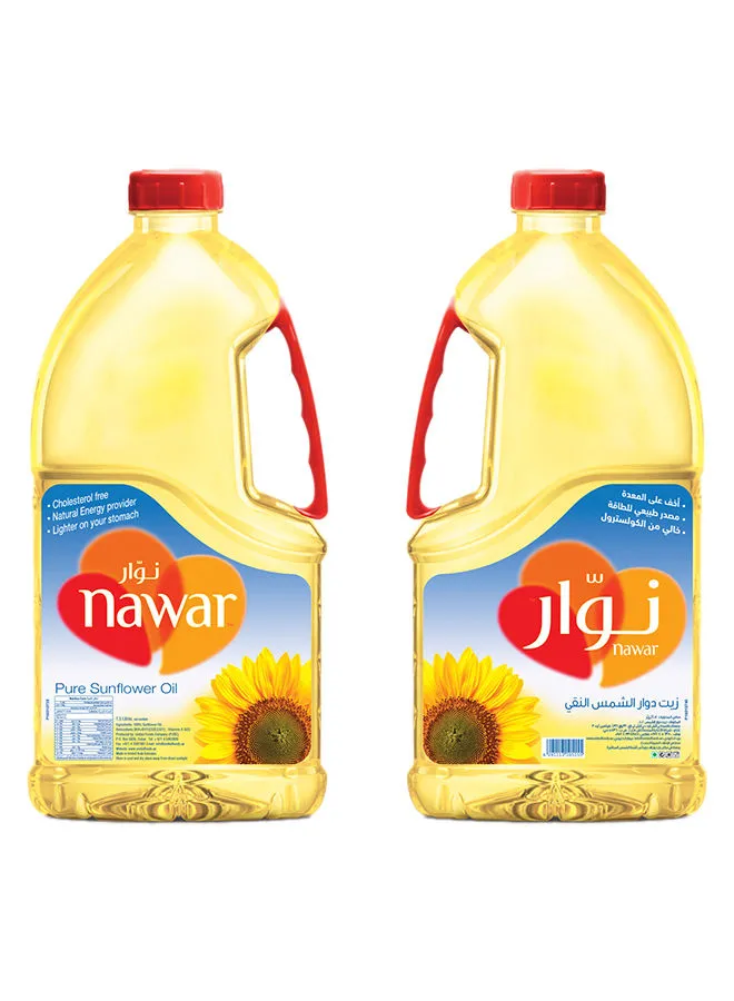 Nawar Sunflower Oil 1.5Liters Pack of 2