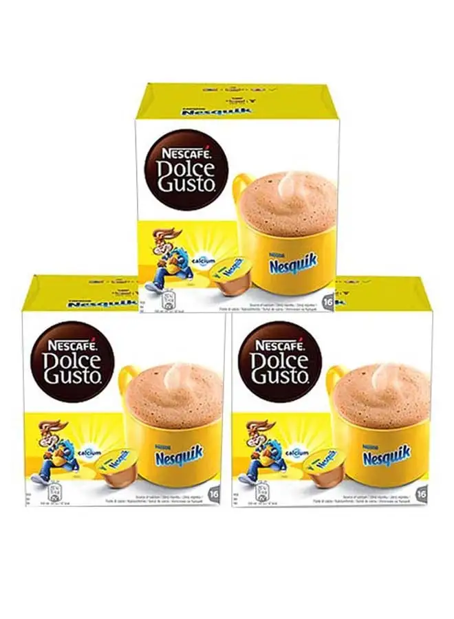 Nescafe Dolce Gusto Coffee Capsules Nesquick 256grams Pack of 3