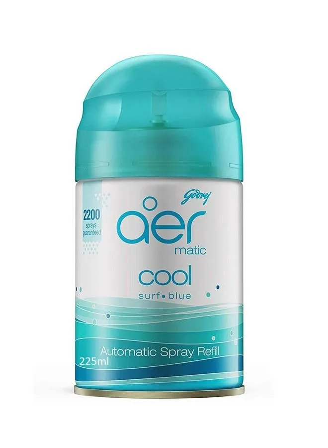 Godrej Aer Matic Automatic Air Freshener Refill Cool Surf متعدد الألوان 225 مل