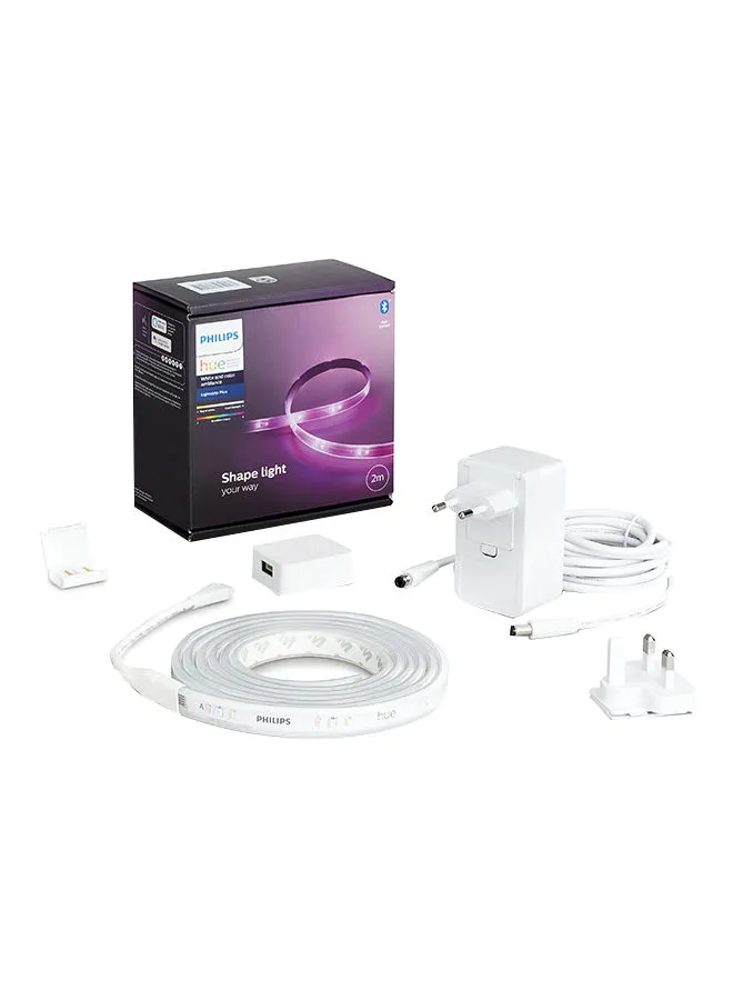 PHILIPS Hue Lightstrip Plus V4 APR 2M مجموعة أساسية أزرق / أخضر / وردي 200x1.5x0.5cm