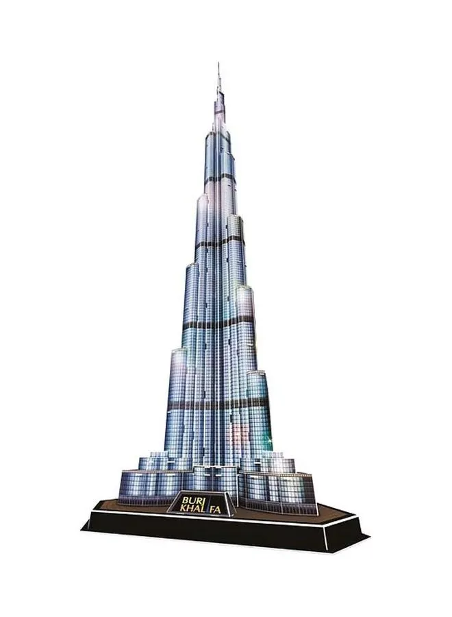 CubicFun 136-Piece LED Burj Khalifa 3D Puzzle L133h 146x39x34centimeter 