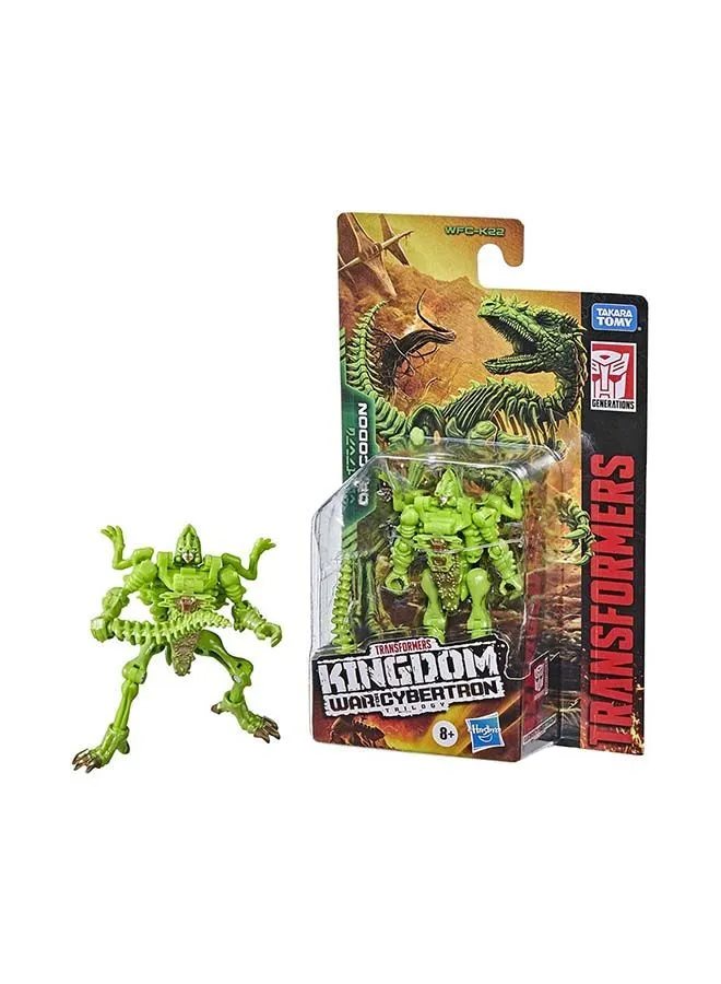 TRANSFORMERS Transformers Toys Generations War for Cybertron: Kingdom Core Class WFC-K22 Dracodon Action Figure - Kids Ages 8 and Up, 3.5-inch