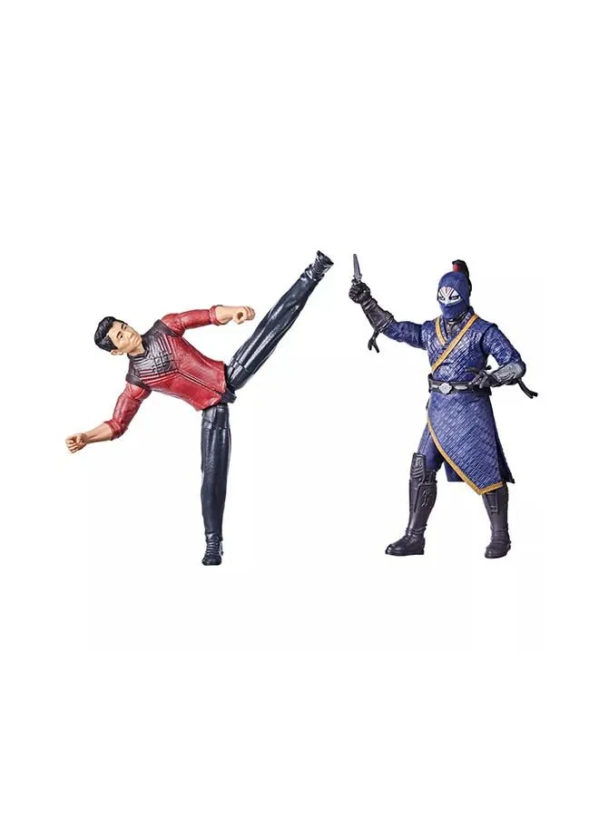 MARVEL Hasbro Marvel Shang-Chi And The Legend Of The Ten Rings Action Figure Toys, Shang-Chi vs. Death Dealer 6-inch Battle Pack, Kids Ages 4 and Up 10x9.016x 2.638inch