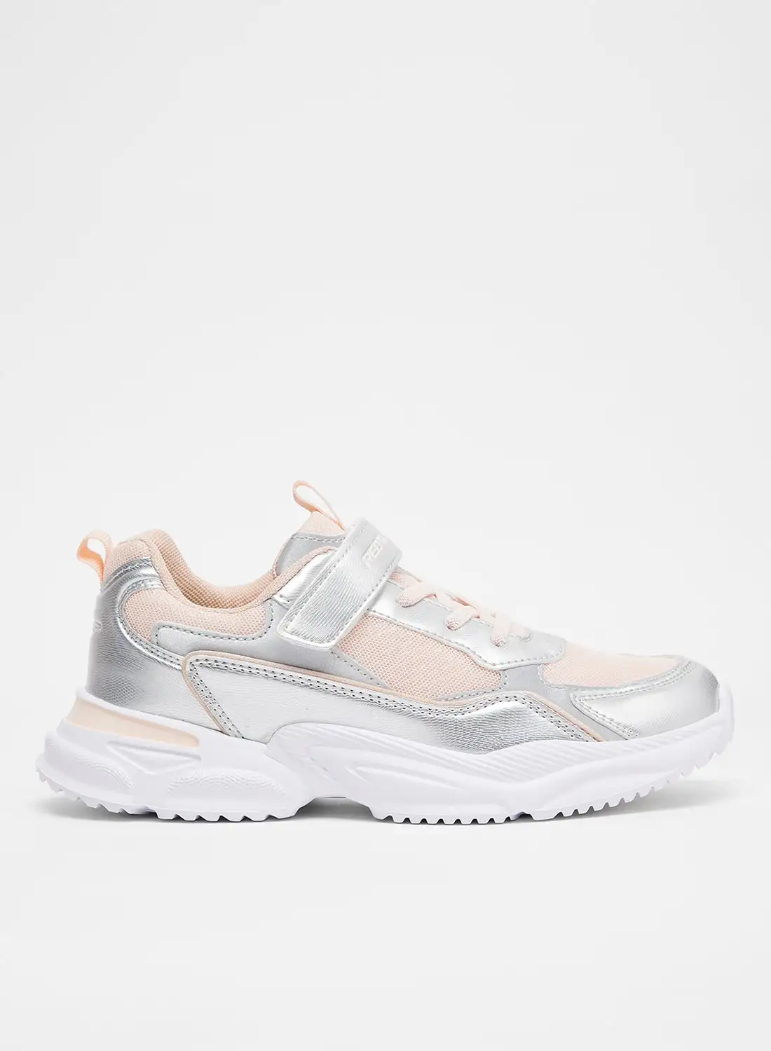 Red Tape Athleisure Training Shoes Silver/Peach