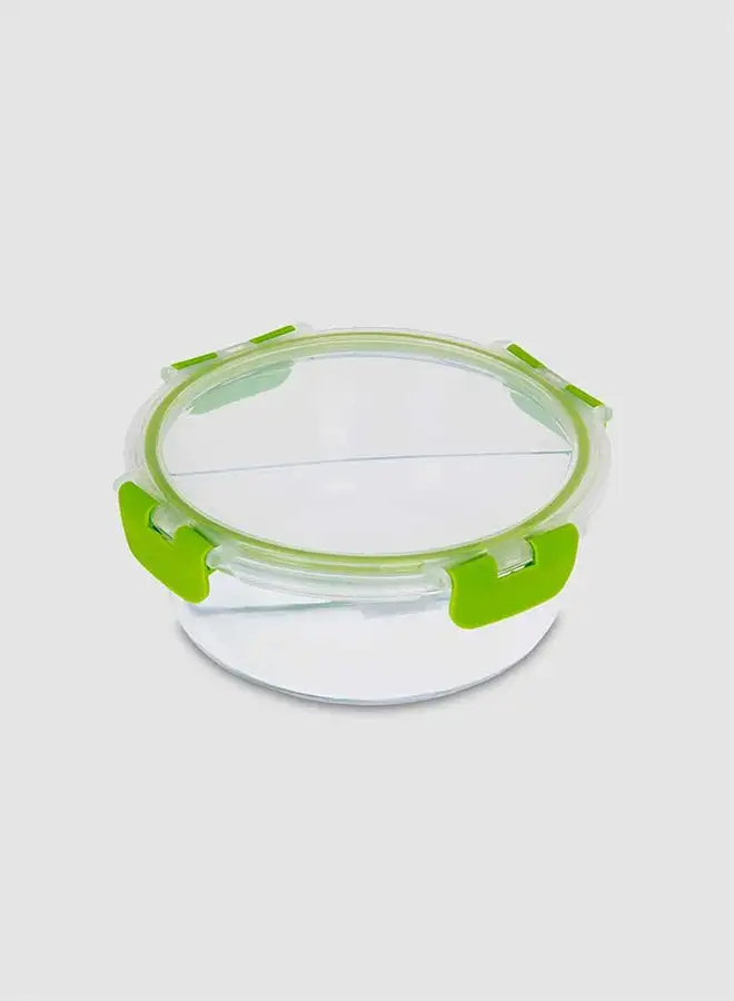 Royalford 2-Compartment Food Container Clear/Green 950ml 