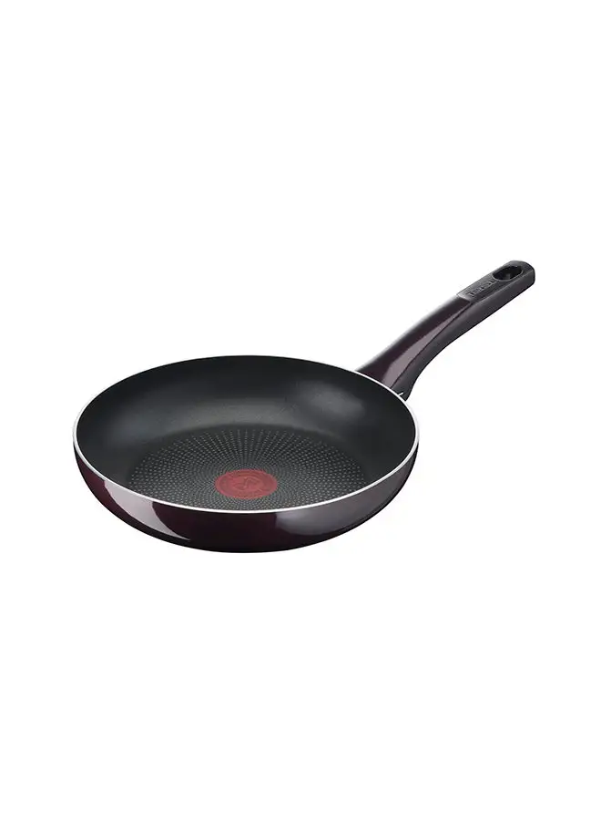 Tefal Resist Intense Frypan With ThermoSpot Black/Red 24cm