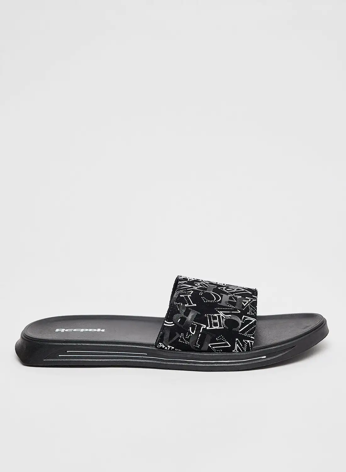 QUWA Regular Slip-On Slides Black/White