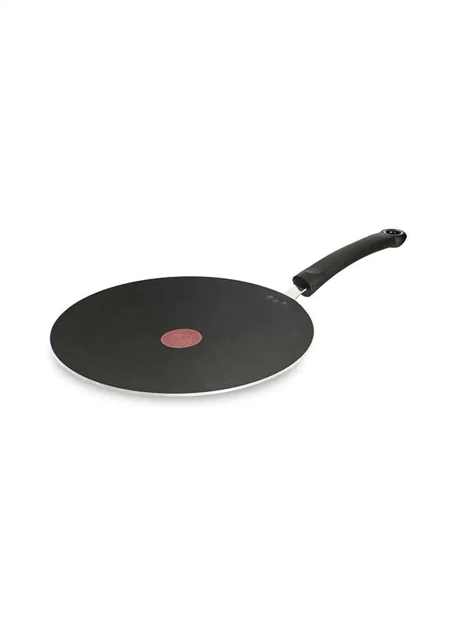 Tefal G6 Tempo Flame 30 Cm Tawa Pan, Non-Stick, Red, Aluminium Black/Red 30cm