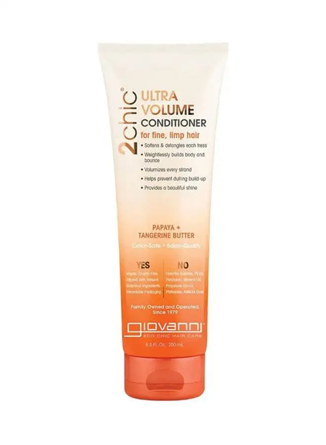 Giovanni 2Chic Ultra Volume Conditioner Tangerine Butter + Papaya 250ml 