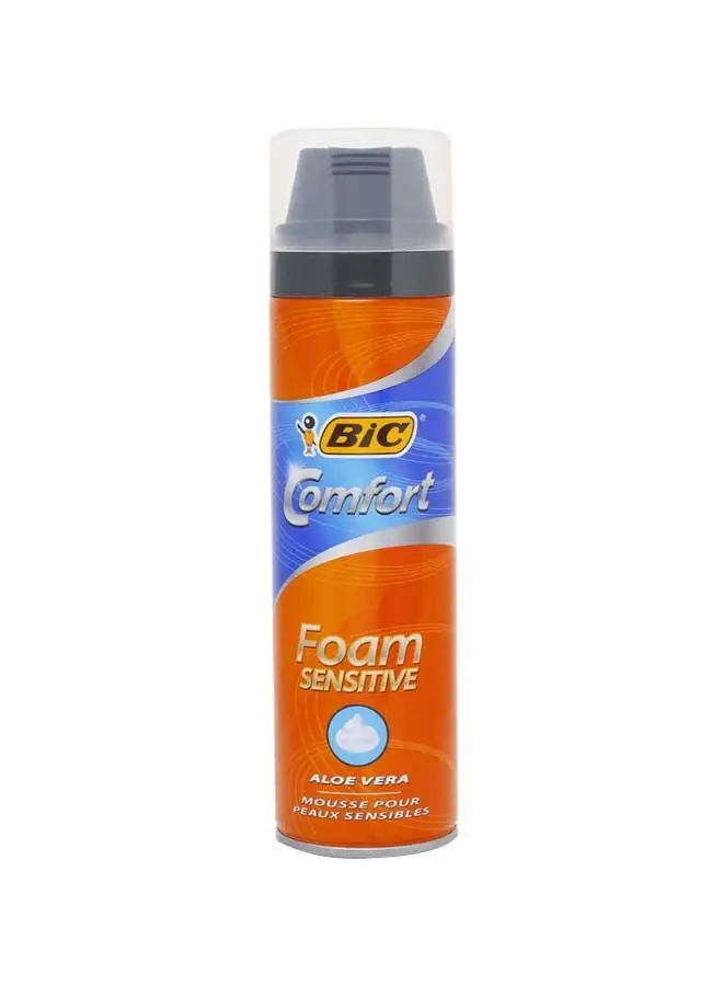 Bic Comfort Sensitive Shaving Foam Multicolour 250ml