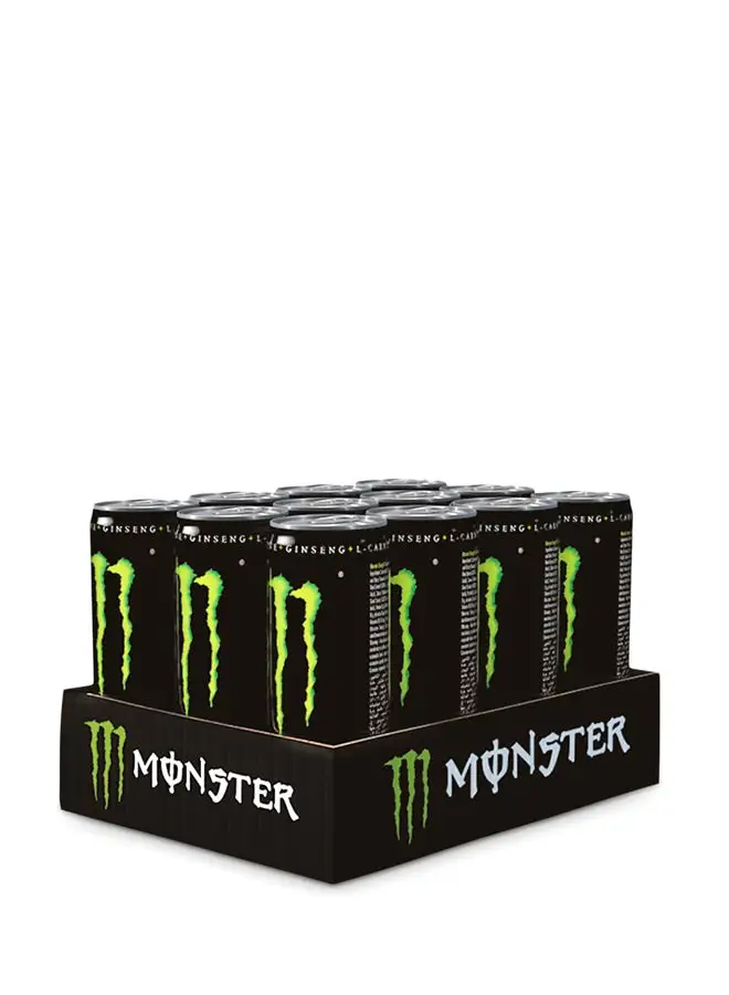 Monster Green Energy Drink 250ml Pack of 12