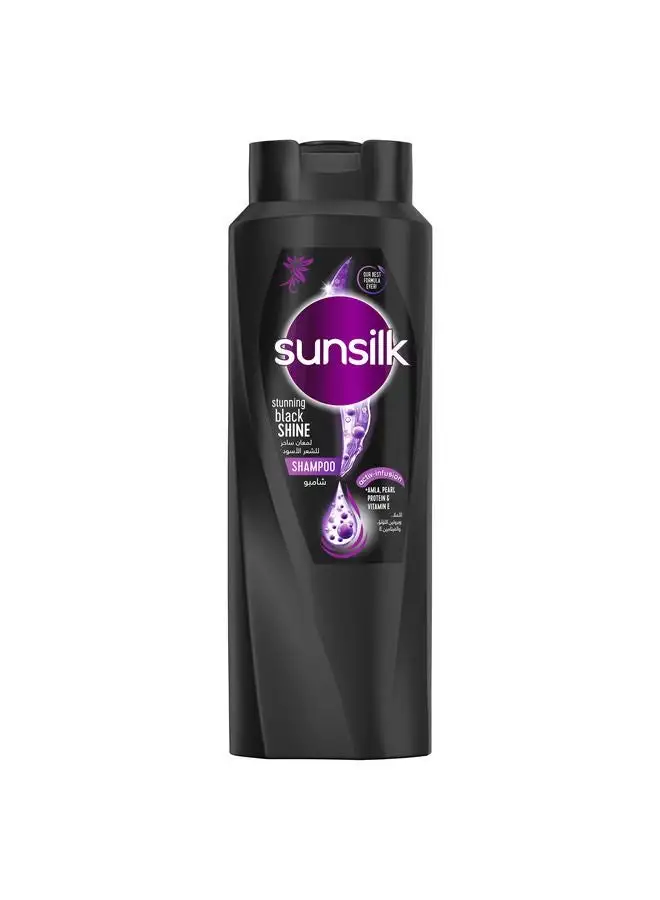 Sunsilk Black Shine Shampoo For Long Lasting Black Hair With Amla Pearl Protein And Vitamin E 700ml