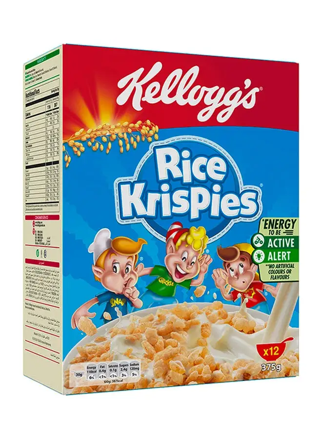 Kellogg's Rice Krispies Cereal Flakes 375grams