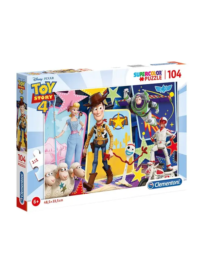 Clementoni 104-Piece 2 Toy Story 4 Jigsaw Puzzle Set 130740 48.5 x 33.5centimeter