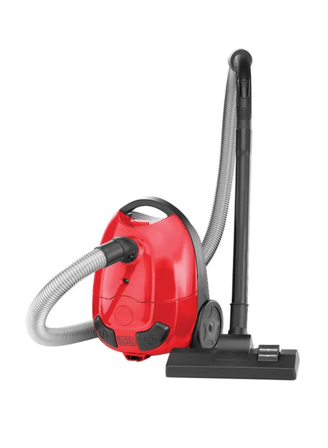 BLACK+DECKER Vacuum Cleaner Portable Corded with 1L Dust Bag 1000 W VM1200-B5 Red/Black