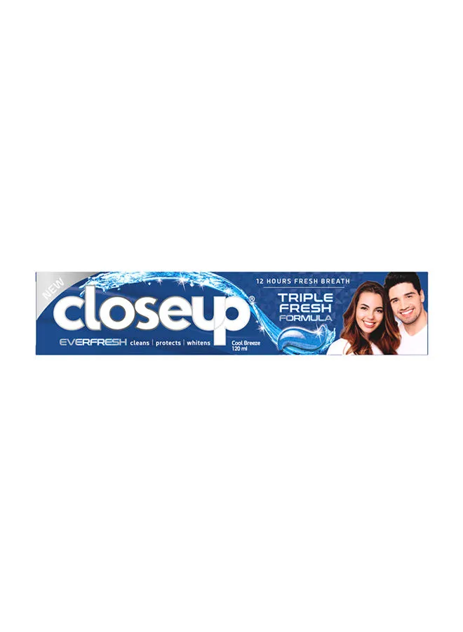 Closeup Cool Breeze Triple Fresh Formula Toothpaste 120ml