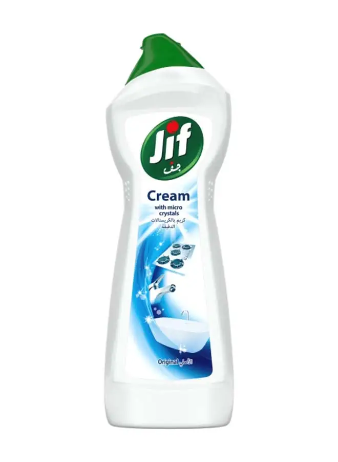 Jif Cream Cleaner Original Stain Remover With Micro Crystal Technology 750ml