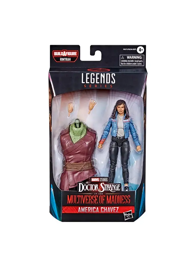 MARVEL Marvel Legends Series Doctor Strange in the Multiverse of Madness 6-inch Collectible America Chavez Marvel Cinematic Universe Action Figure Toy, 2 Accessories and 1 Build-A-Figure Part