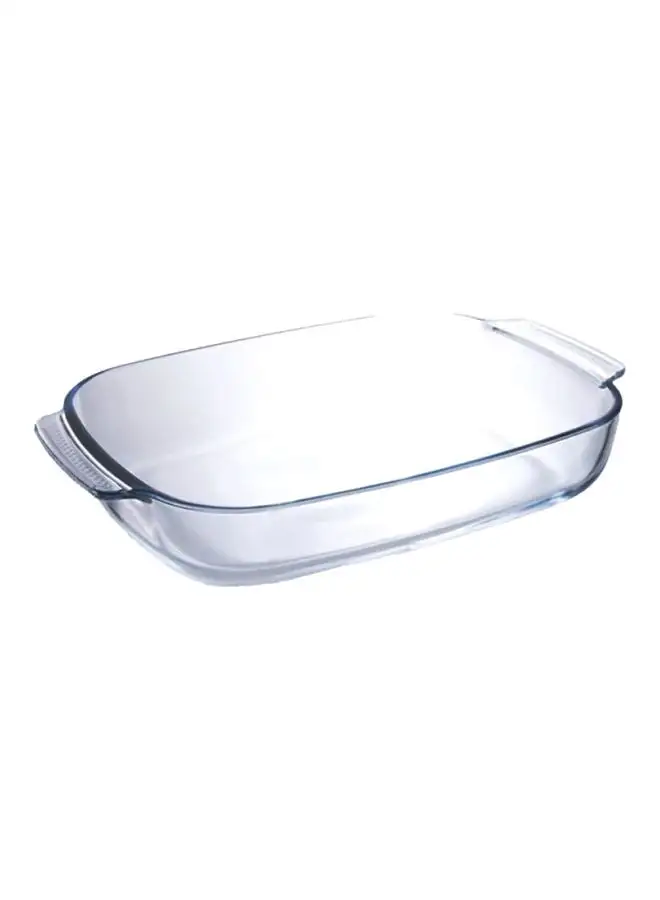 TALIONA Rectangle Glass Baking Dish With Handle Clear 3.8Liters