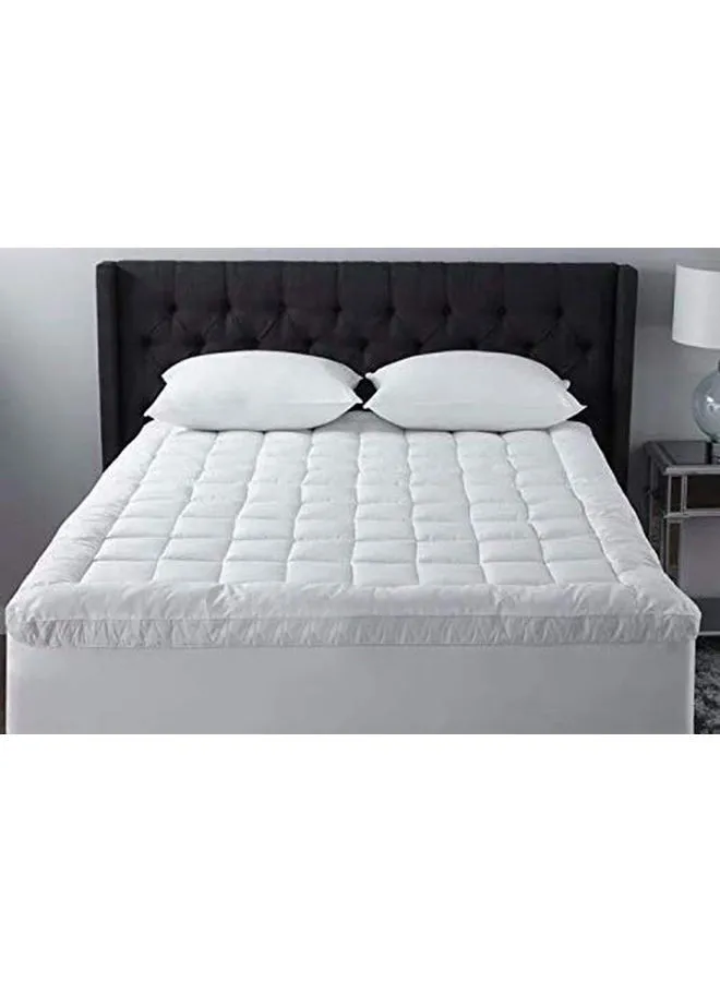 Maestro Mattress Topper With Pillow Set Microfiber White 90x190cm