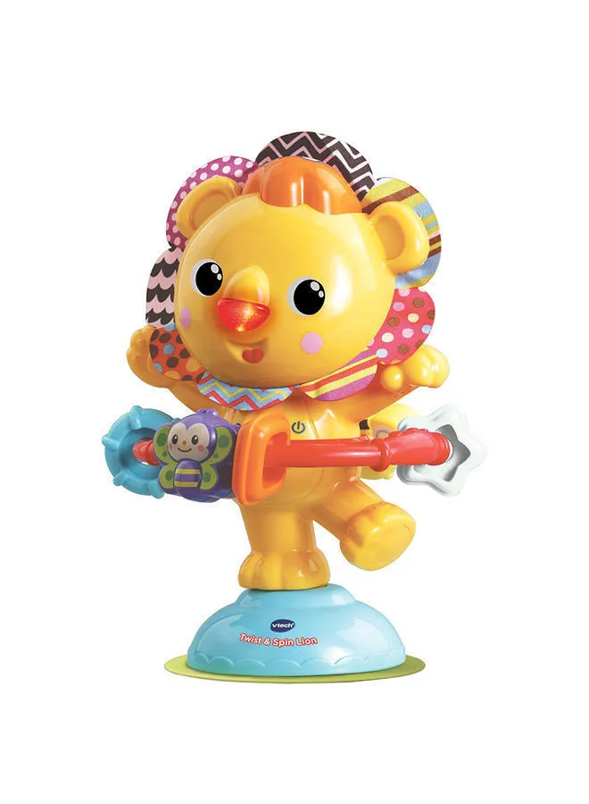 vtech Twist & Spin Lion for 6-24 Months - VT80-528003 21.6x17.5x13.3cm