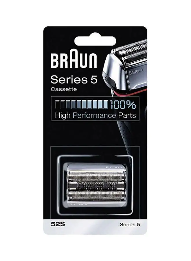 BRAUN Series 5 52S Electric Shaver Head Replacement Cassette Silver