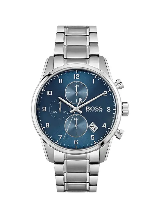 HUGO BOSS Men's Skymaster Blue Dial Watch