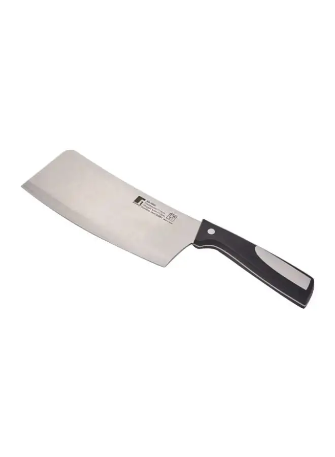 BERGNER Chopper Knife Silver/Black/Grey 17.5cm