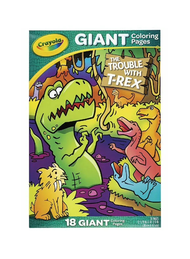 Crayola 18 Giant Coloring Pages 30x47cm