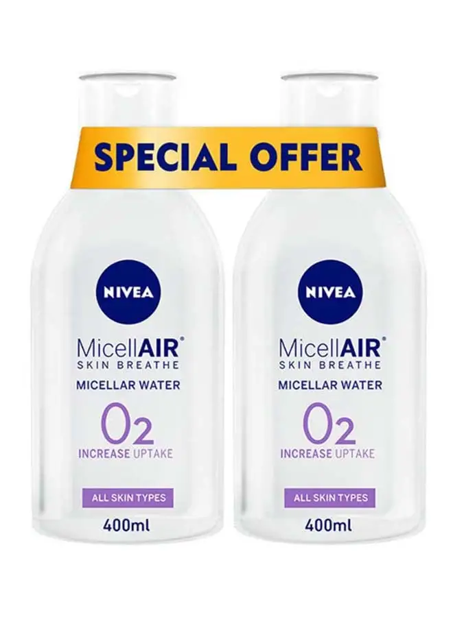 Nivea Face Micellar Water 400ml  Pack Of 2