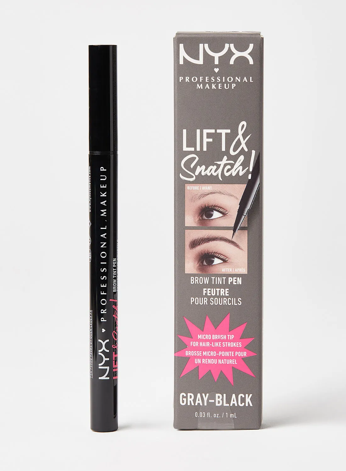 NYX PROFESSIONAL MAKEUP Lift & Snatch! Brow Tint Pen Grey-Black 09