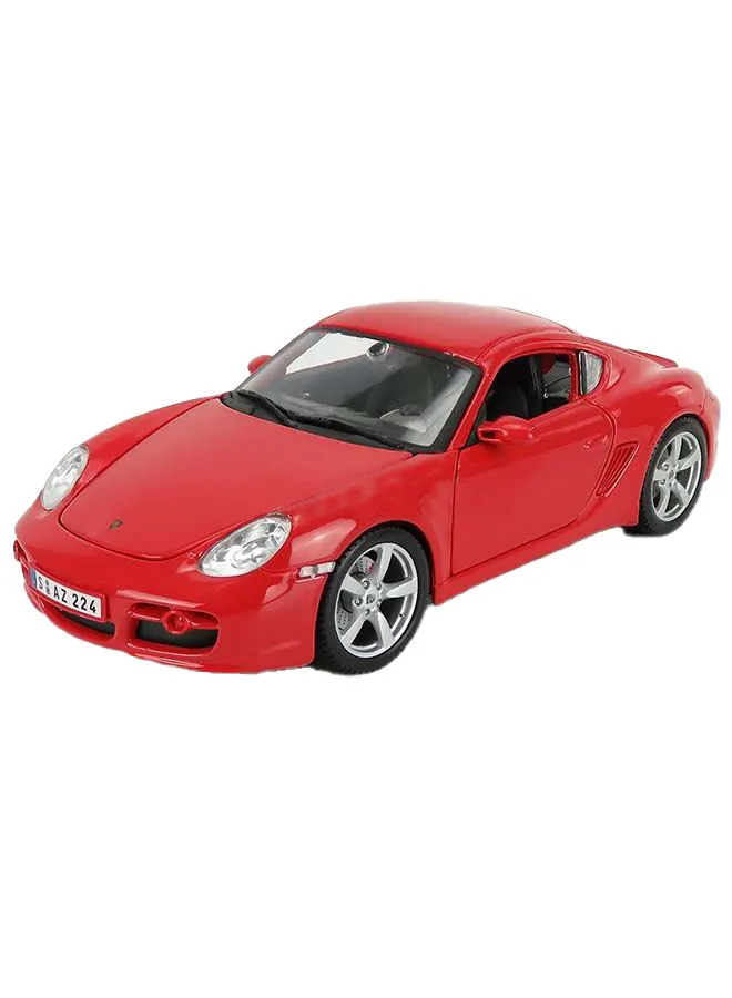 Maisto 1:18 Scale Special Edition - Porsche Cayman S - Red Diecast Car 27.90 x 7.55 x 11.50cm