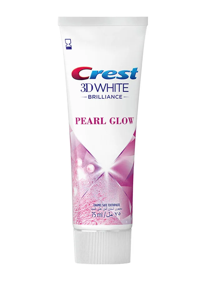 Crest 3D White Brilliance Pearl Glow Toothpaste 75ml