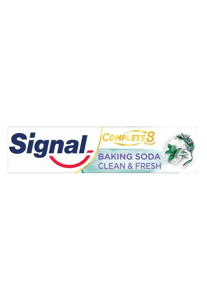 Signal Toothpaste Complete 8 Baking Soda White 100ml