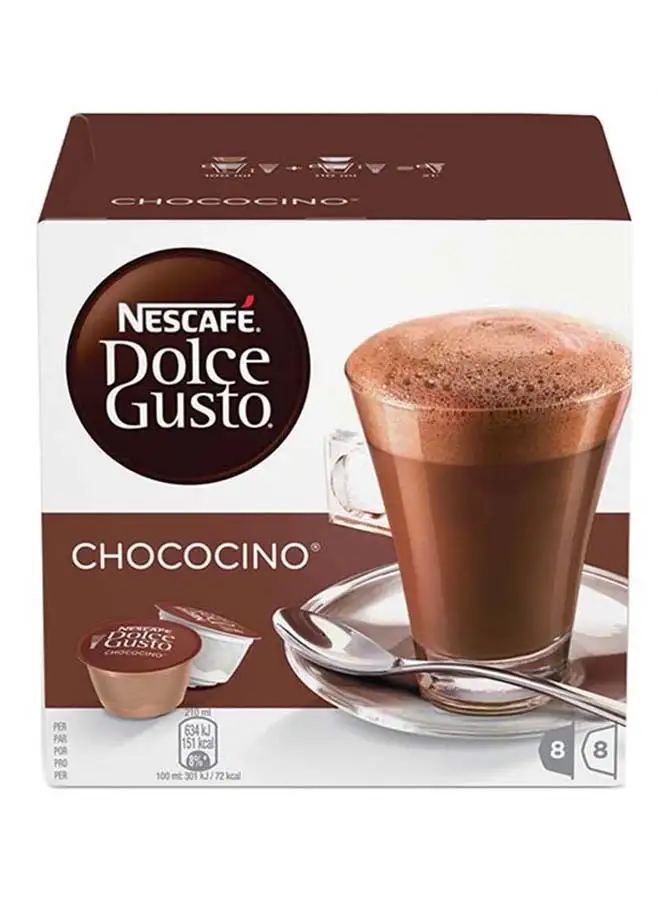 Nescafe Dolce Gusto Chococino Coffee 16 Piece Capsules 256grams