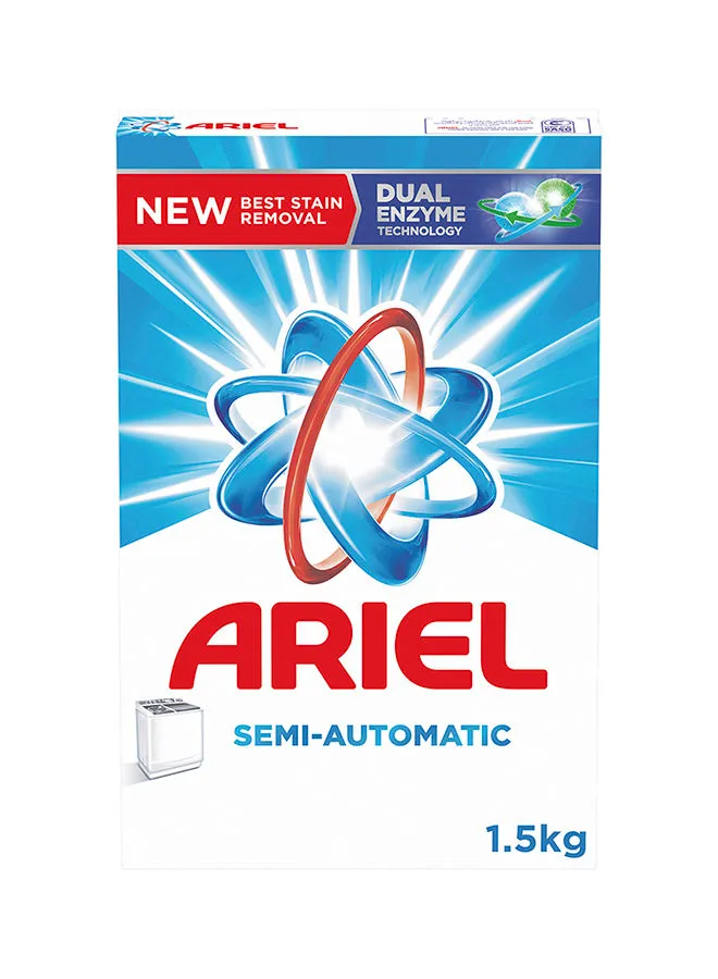 Ariel Semi Automatic Detergent Powder White 1.5kg