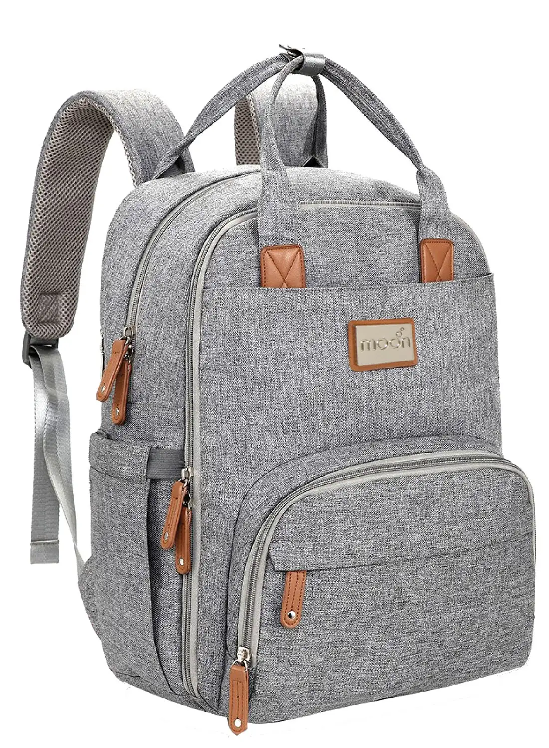 Moon Karyme Diaper Bag Pack- Grey