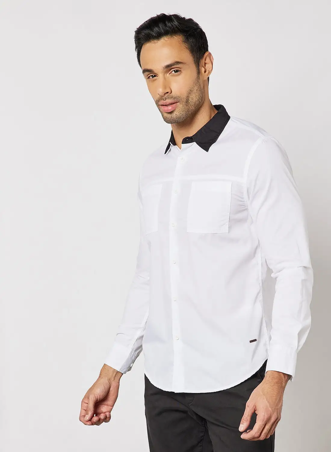 ABOF Regular Fit Shirt Porcelain White